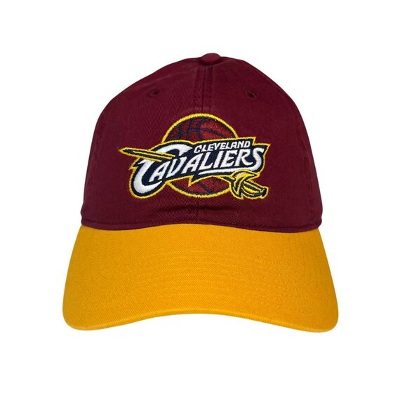 Cleveland Cavaliers Hat NBA Adjustable Snapback Cap Red Yellow OS New - Picture 1 of 11
